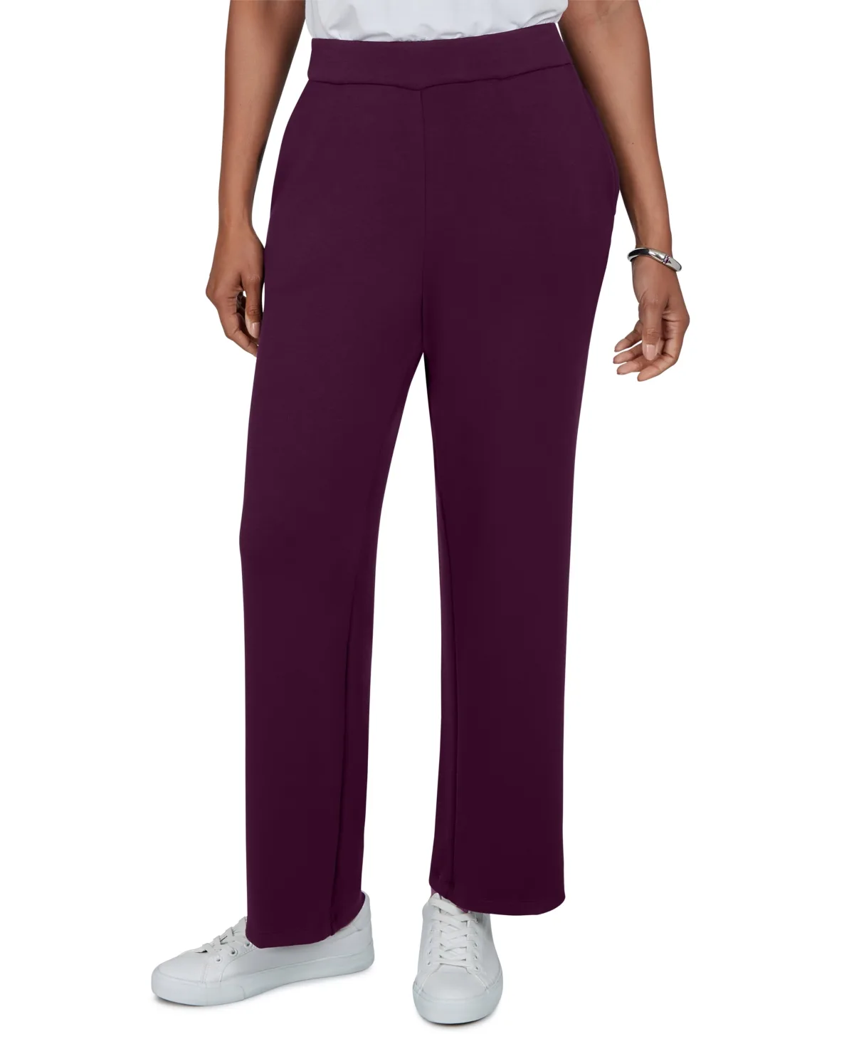 Pull-On Wide-Leg Pants by Alfred Dunner
