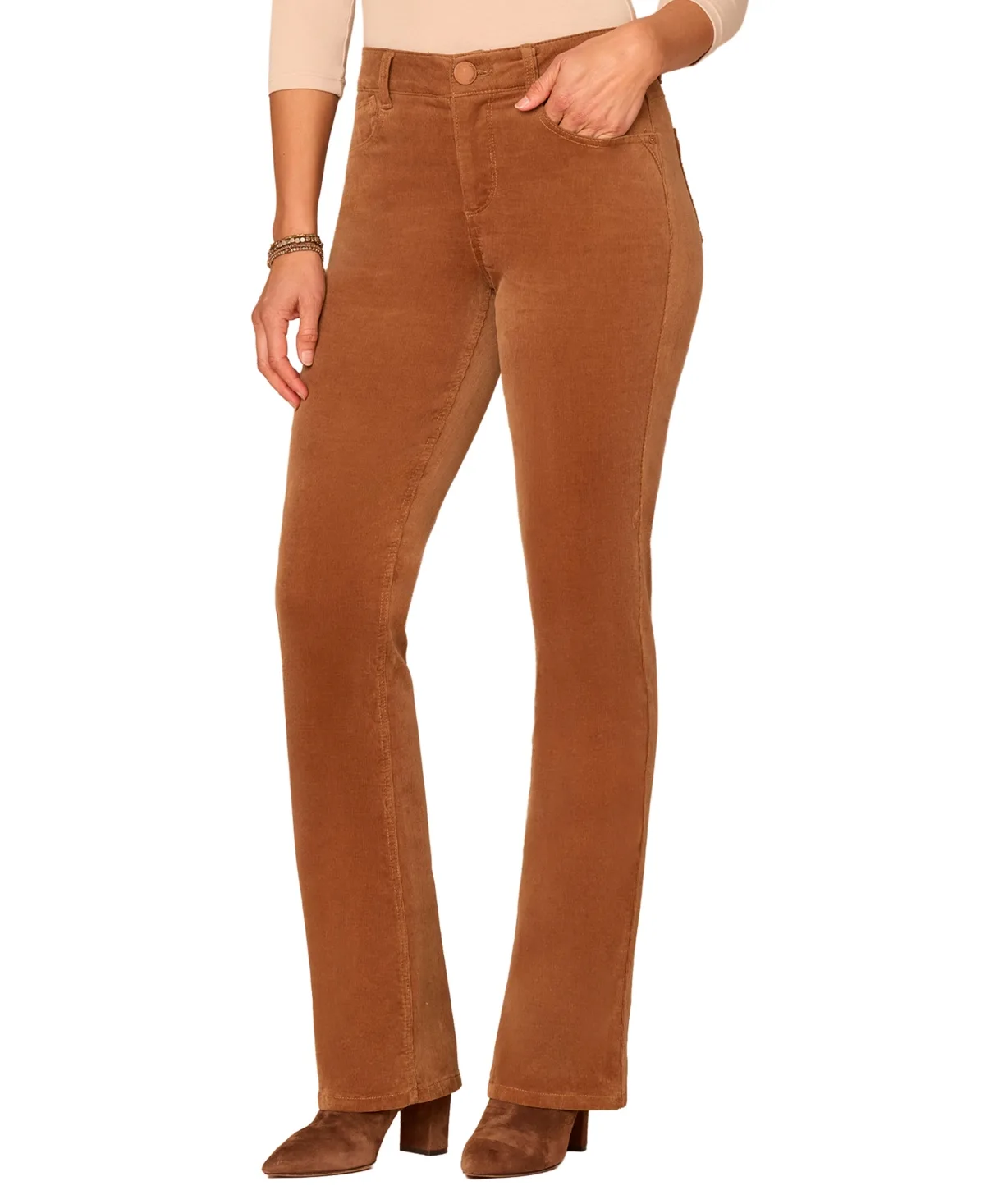 Itty Bitty Bootcut Corduroy Jeans by Democracy