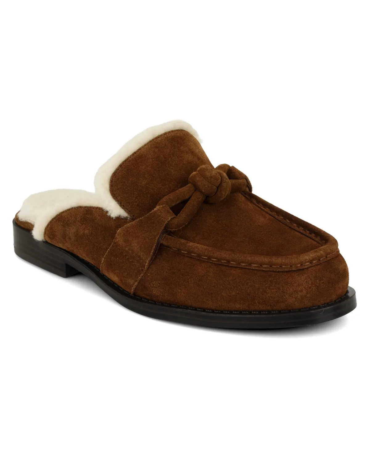 Mavey Knotted Slip-On Loafer Mules