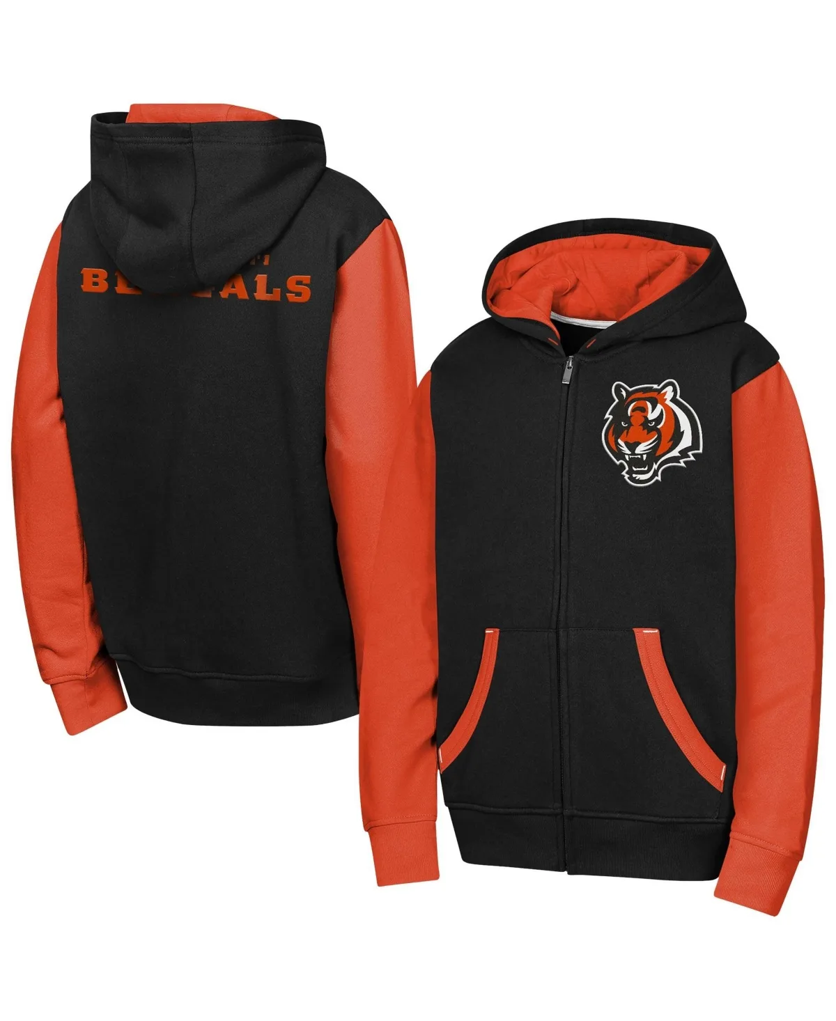 Stadium Cincinnati Bengals Fleece-Lined Full-Zip Hoodie by Outerstuff