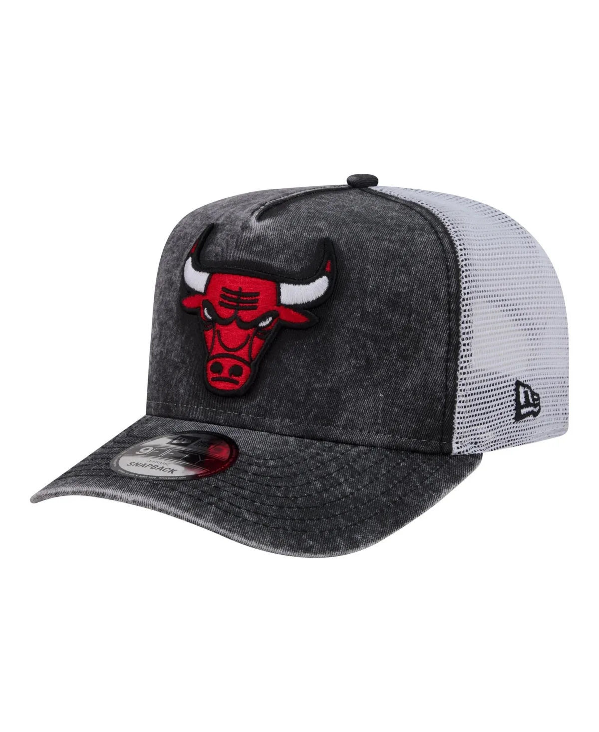 Chicago Bulls Washed Snapback 9FIFTY Adjustable Hat by New Era