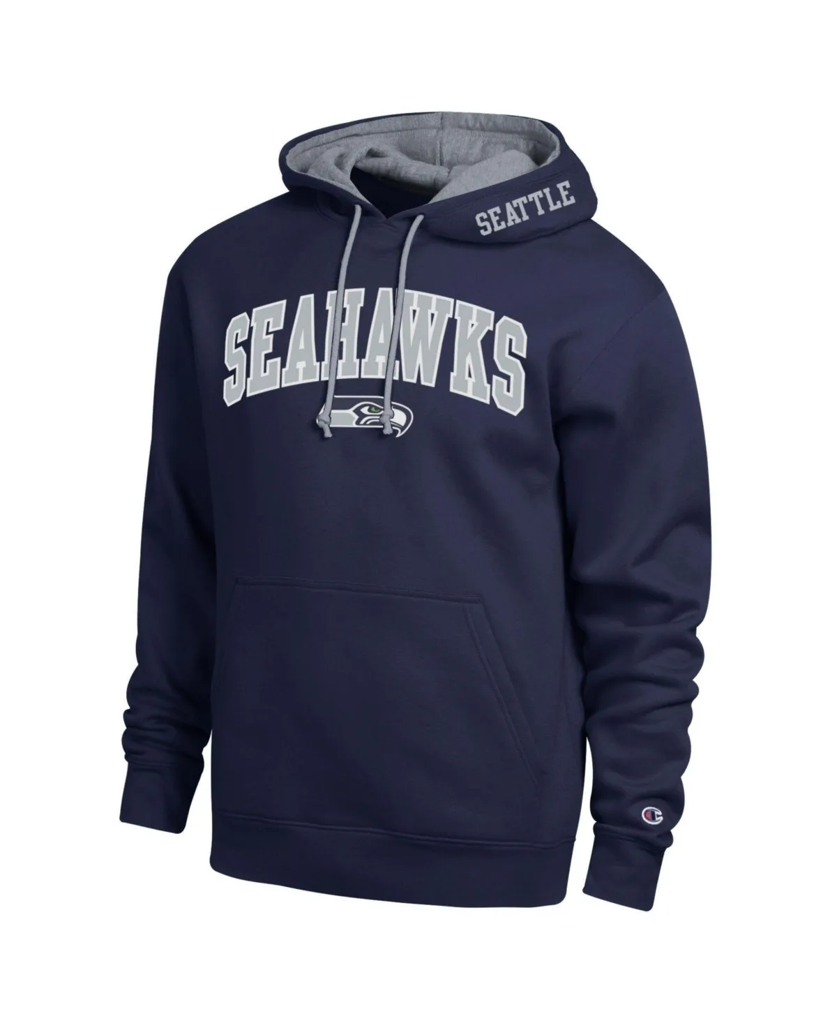Seattle Seahawks Kangaroo-Pocket Midweight Hoodie by Champion
