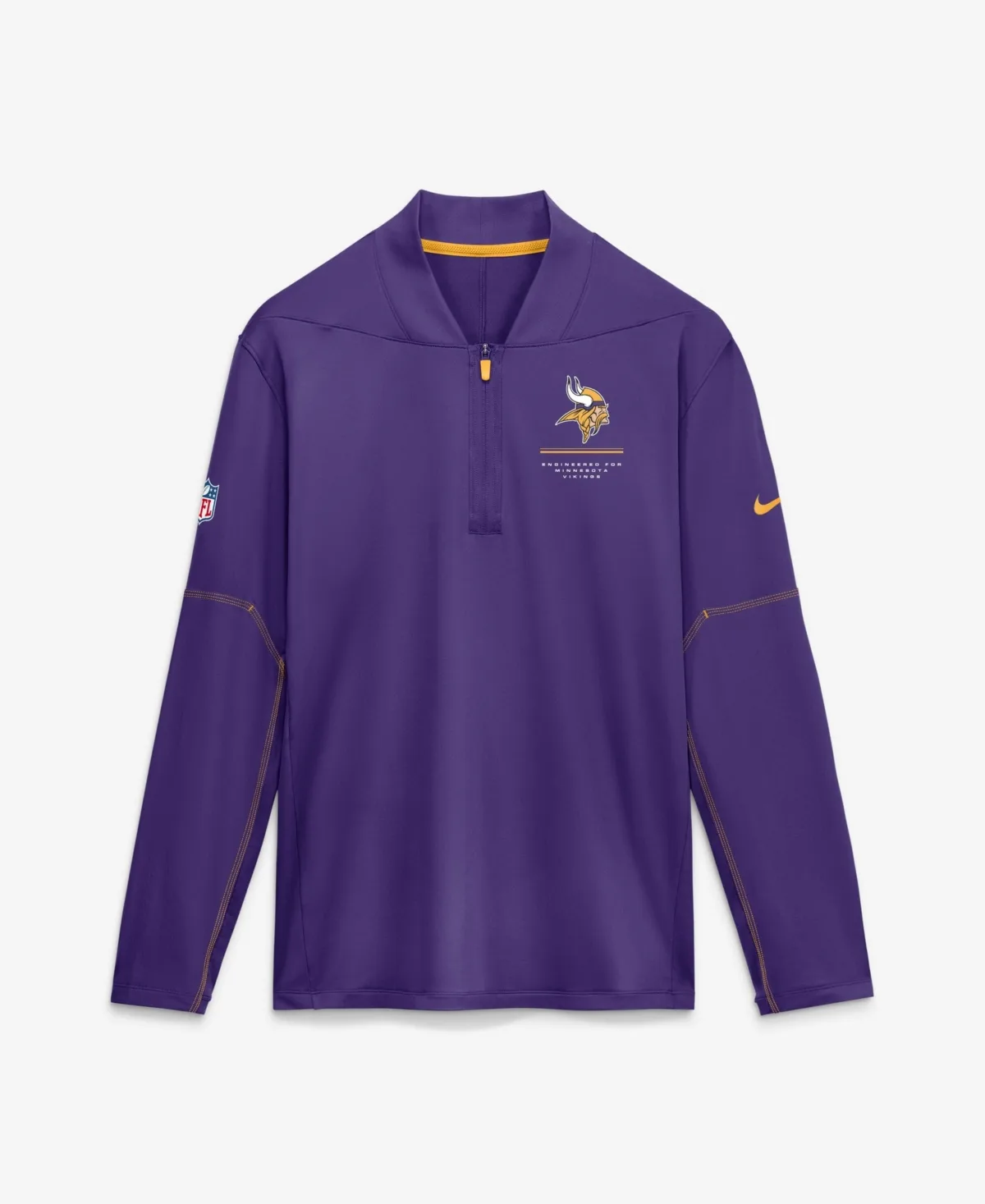 Minnesota Vikings Logo Glory Midweight Half-Zip Pullover by Nike