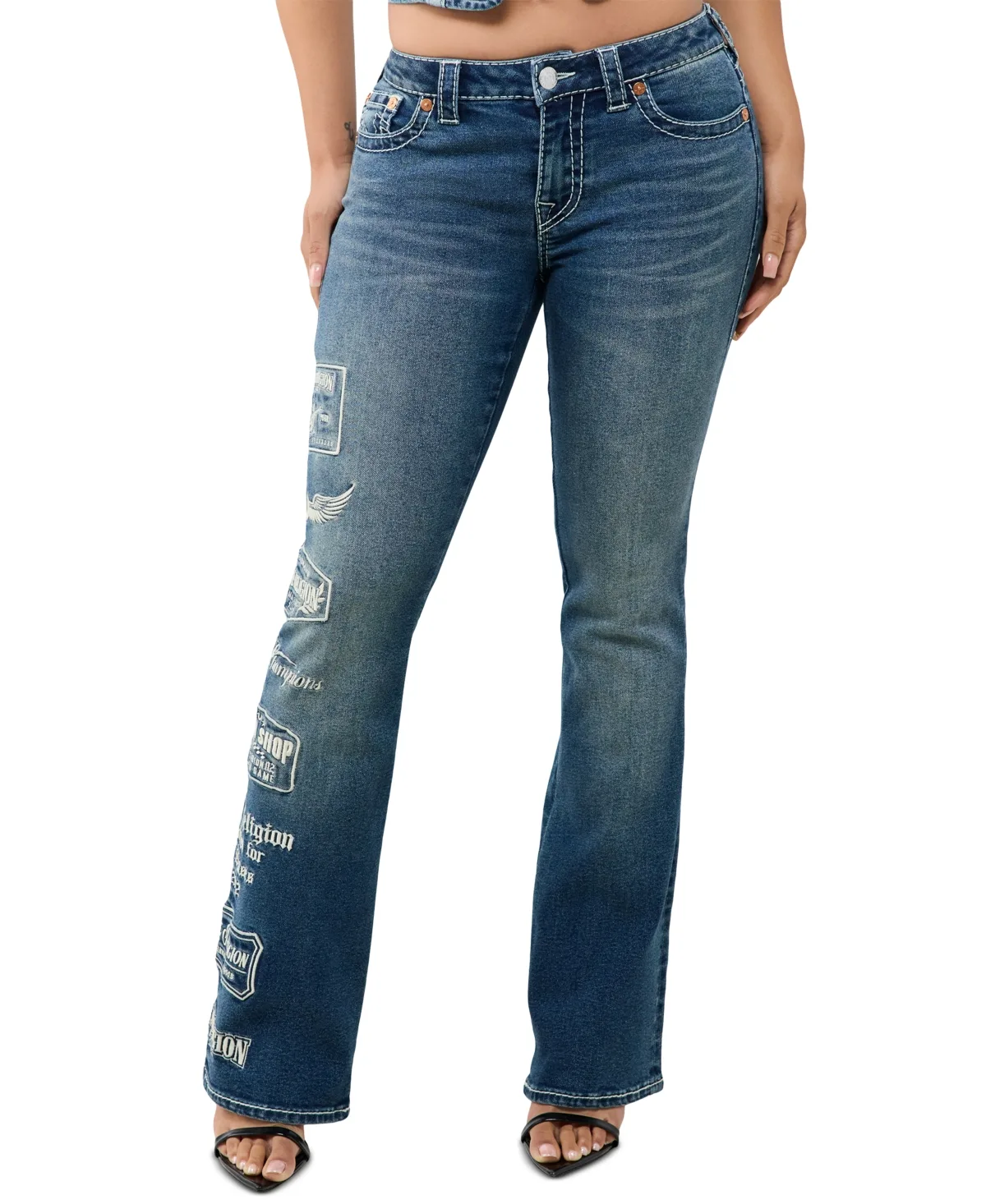 Becca Low-Rise Bootcut Y2K Jeans by True Religion