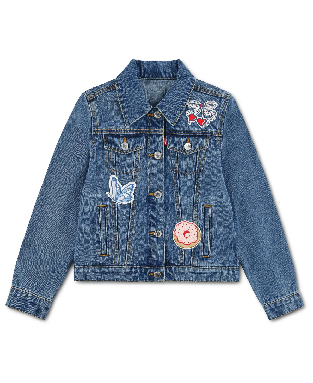 Patched Denim Trucker Jacket by Levi's