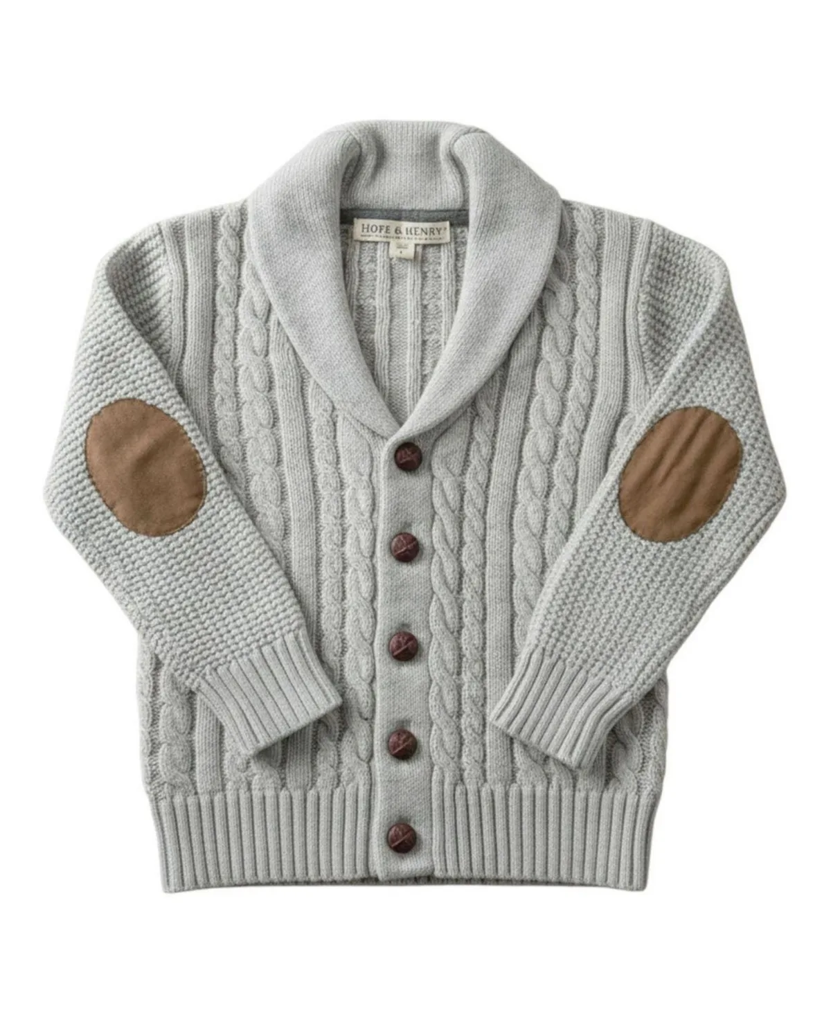 Organic Shawl Collar Cable Sweater Cardigan by Hope & Henry