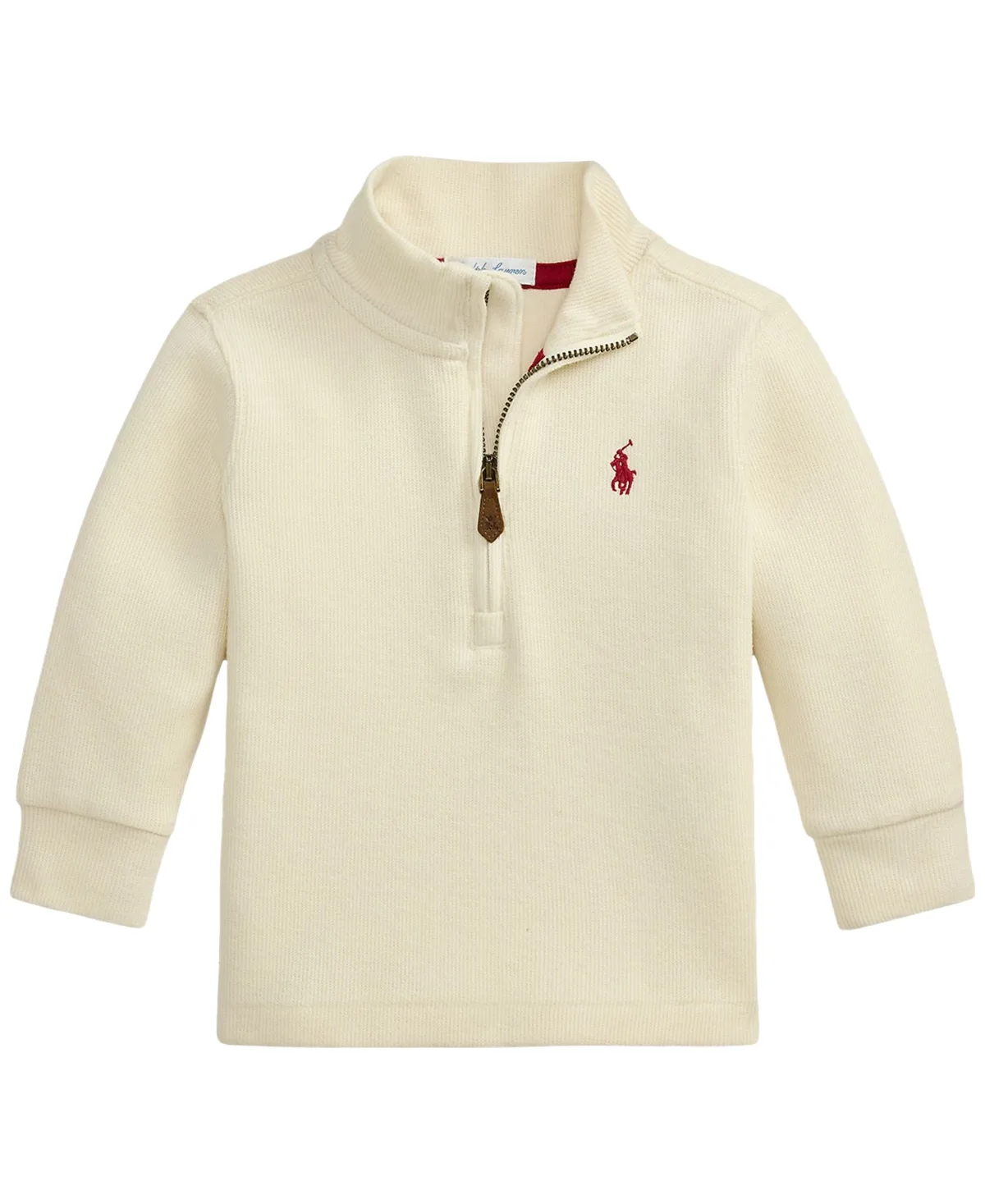 Estate-Rib Quarter-Zip Sweater by Polo Ralph Lauren