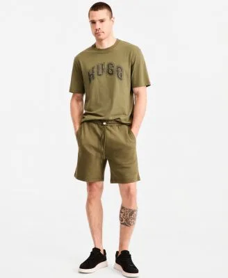 Hugo by Hugo Boss Nerpient Logo T Shirt Nuca Shorts by Hugo Boss