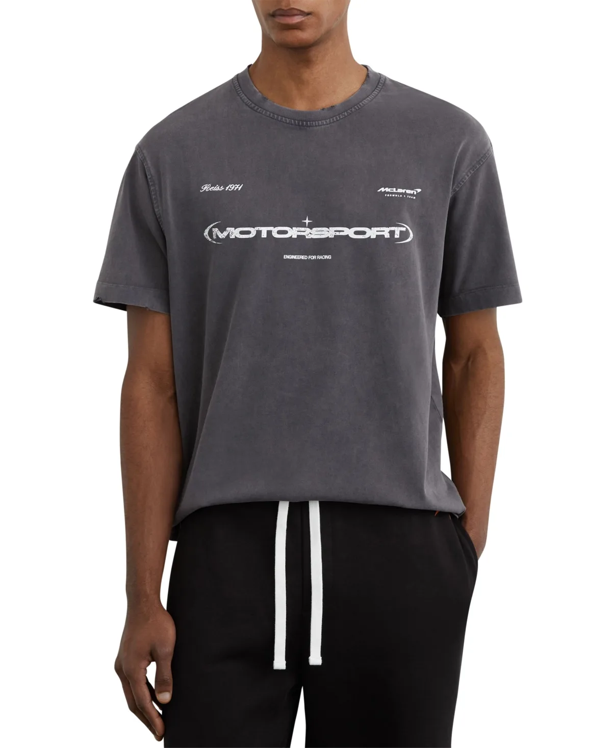 Arkon Graphic Distressed Relaxed-Fit T-Shirt by Reiss