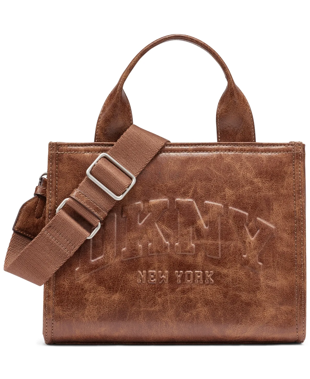 Hadlee Small Crossbody Zipper Tote Handbag by DKNY