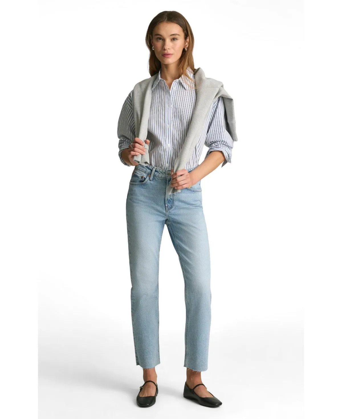 New York High Rise Straight Leg Jeans by Mavi Jeans