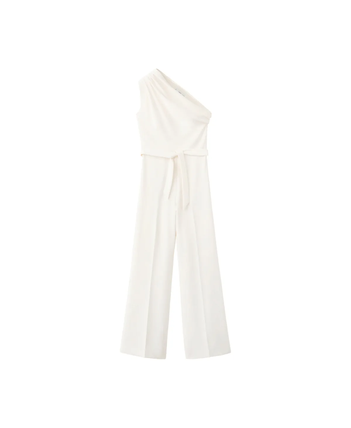 Asymmetric Belt Jumpsuit by Mango