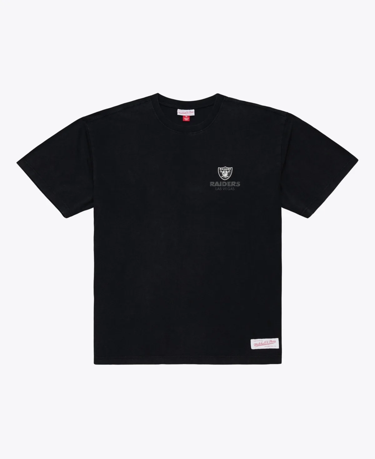 Las Vegas Raiders Core Essentials Crewneck T-Shirt by Mitchell & Ness