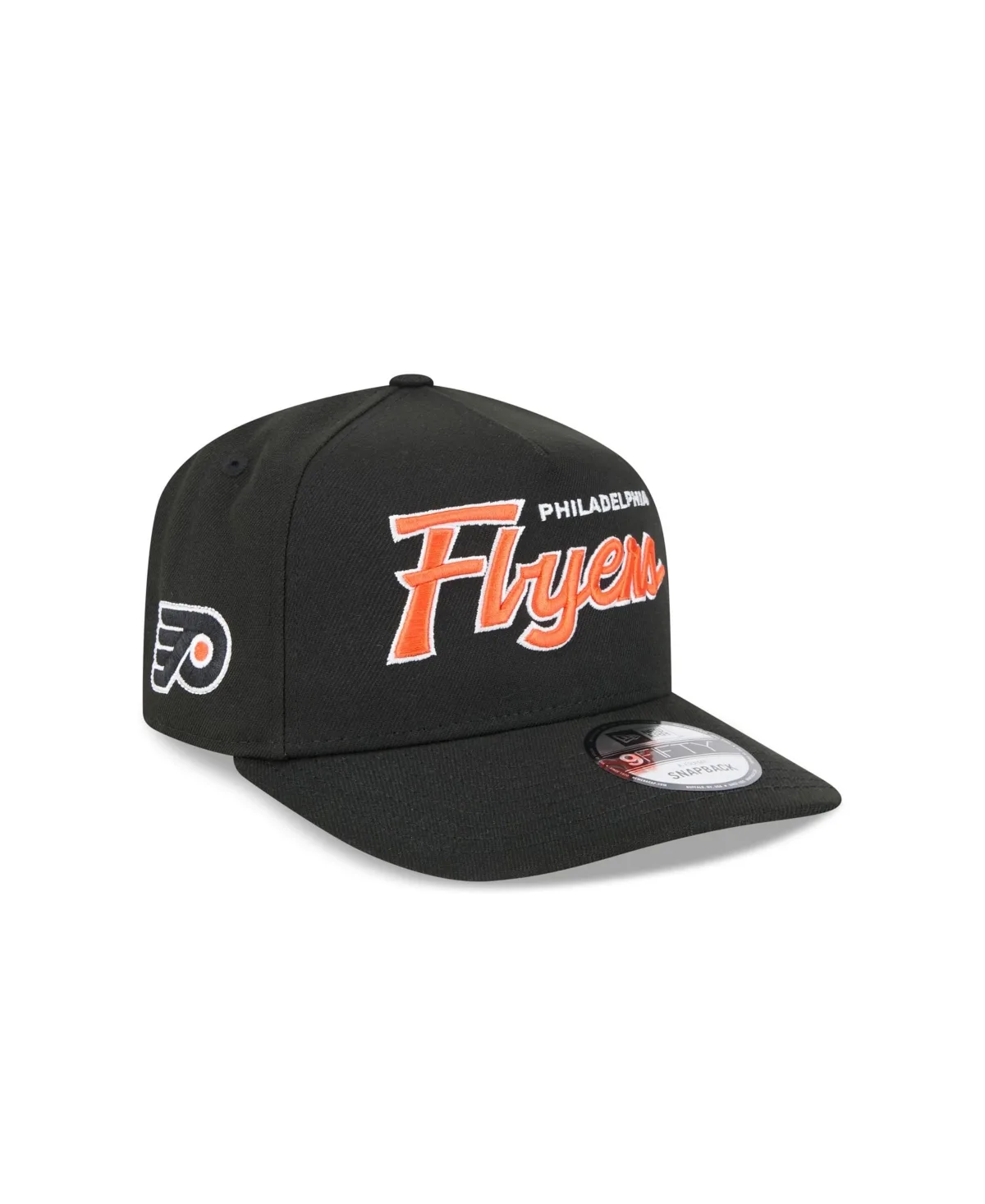 Philadelphia Flyers 9FIFTY Script Structured Snapback Hat by New Era