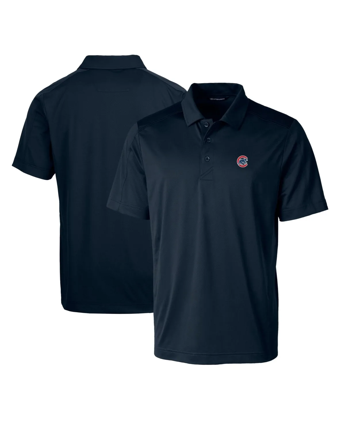 Chicago Cubs Prospect Textured Stretch Big Tall Polo Shirt by Cutter & Buck