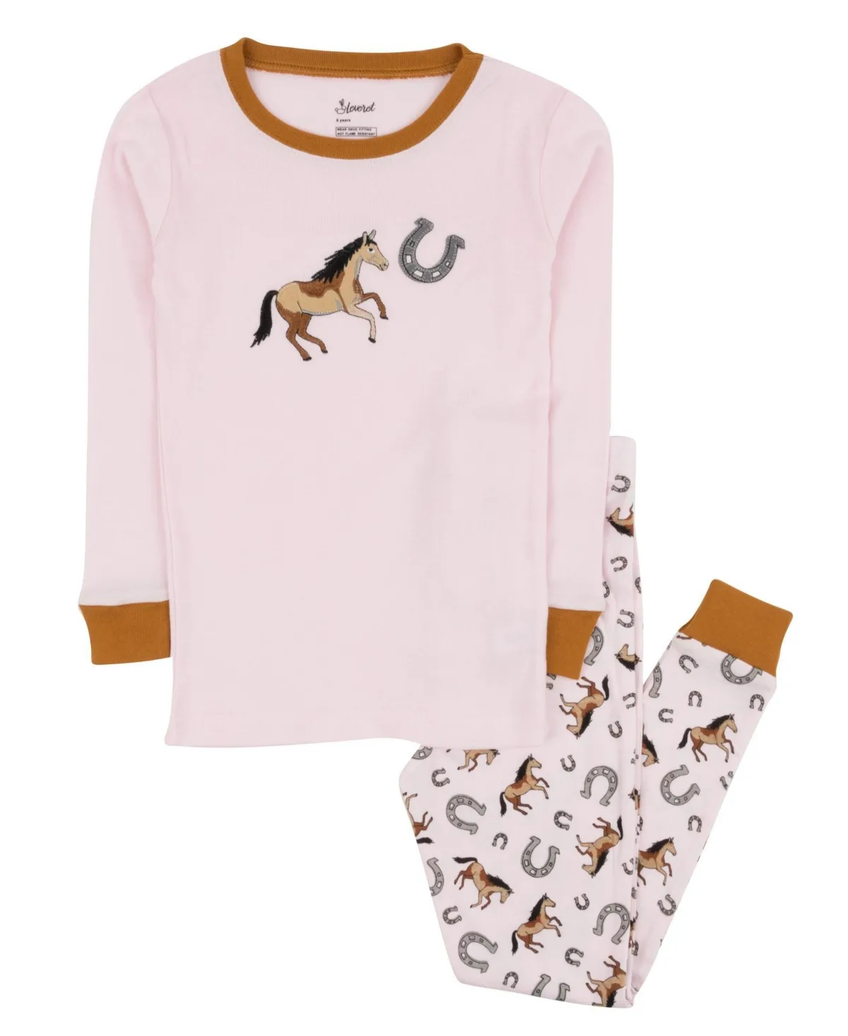 Sweet and Playful Cotton Long Sleeve Pajama Set by Leveret
