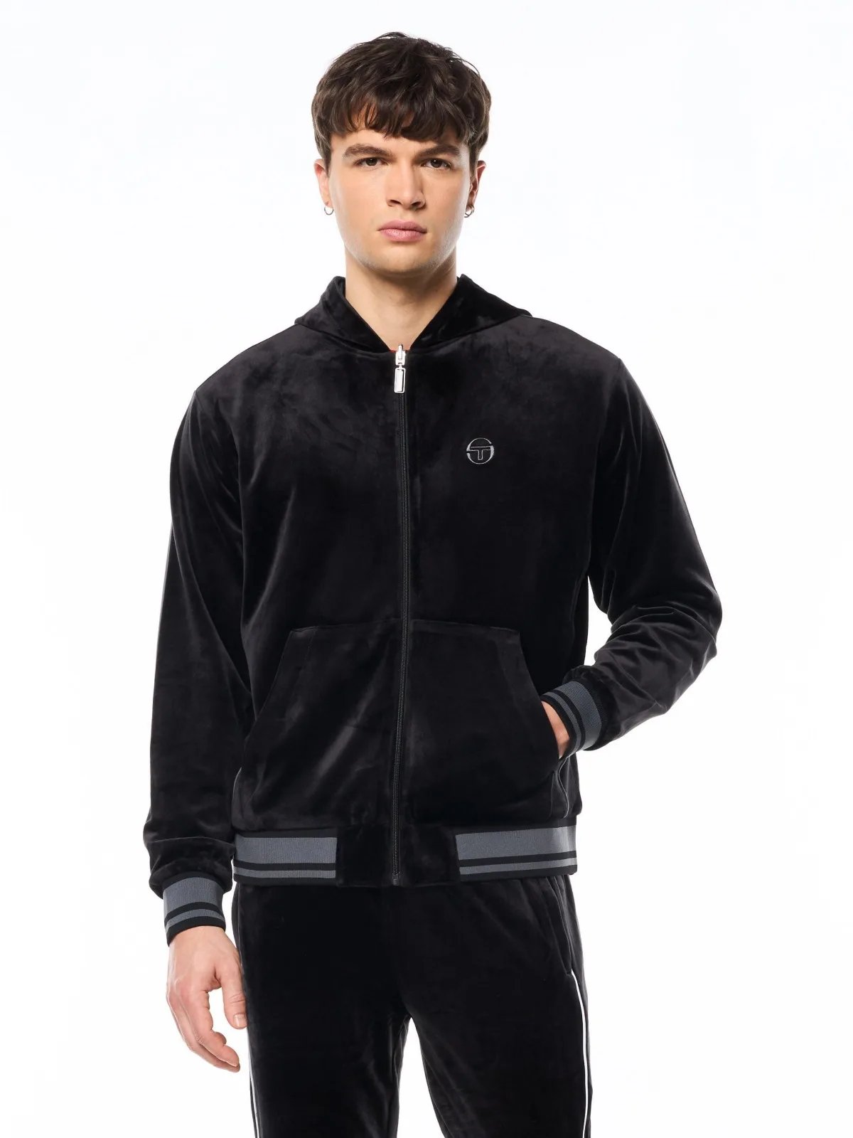 Viaggioa Reversible Velour Track Jacket by Sergio Tacchini