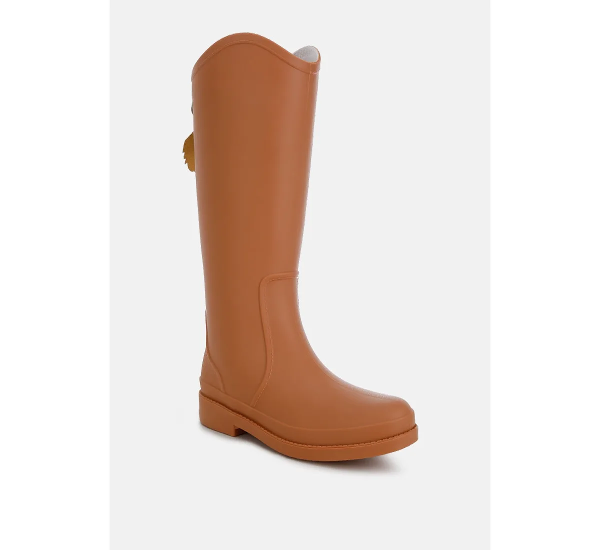 Indiana Charm Detail Calf Boots by London Rag