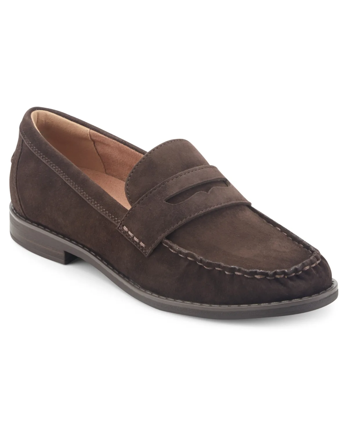 Weslin Slip-On Loafers - Dark Brown Suede