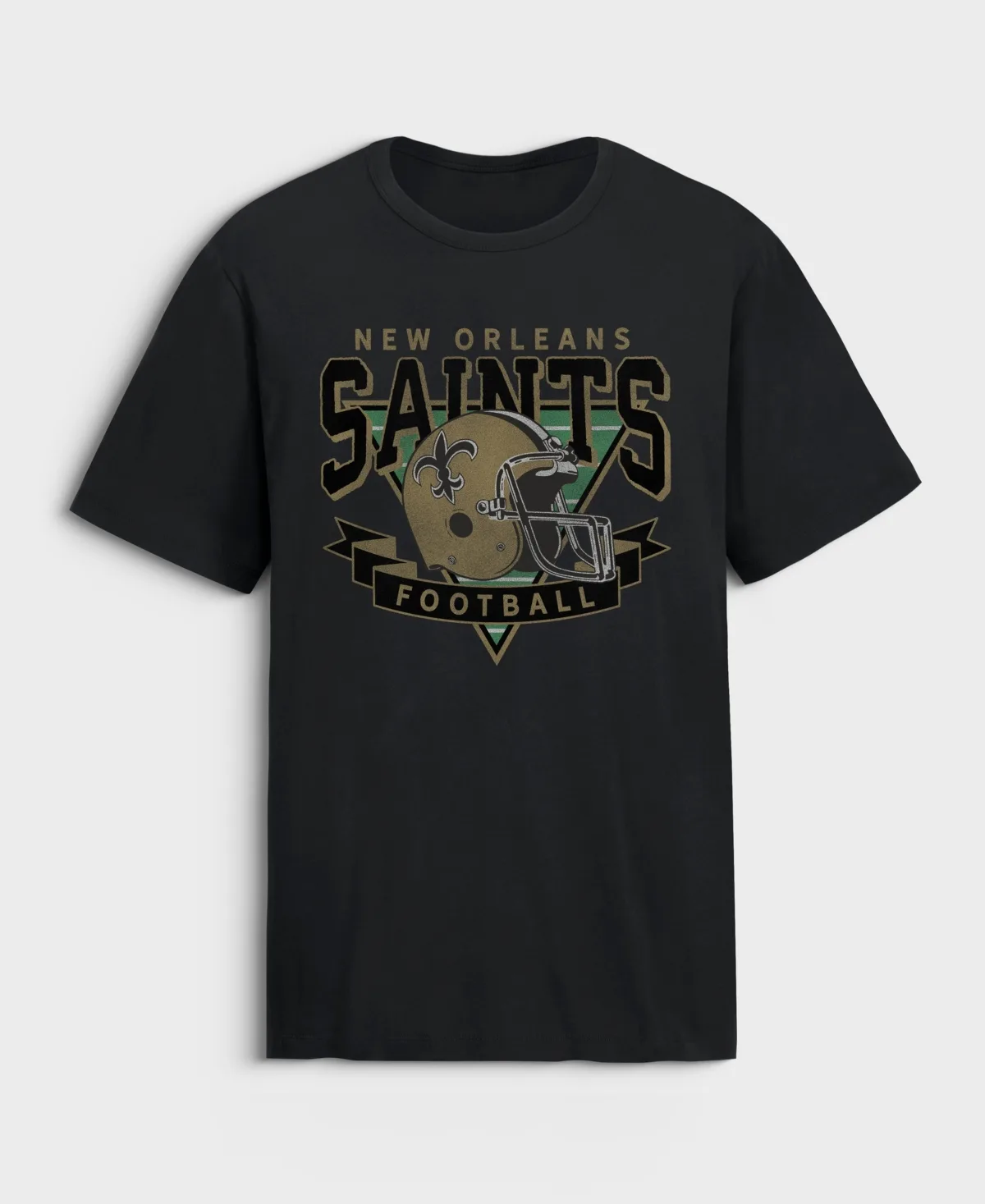 New Orleans Saints Old Fashion Rushing Legacy Classic-Fit T-Shirt by Fanatics