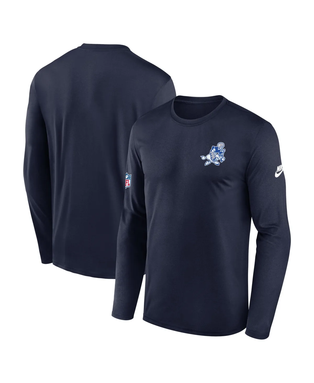Dallas Cowboys Legend Small Logo Dri-Fit Long Sleeve T-Shirt