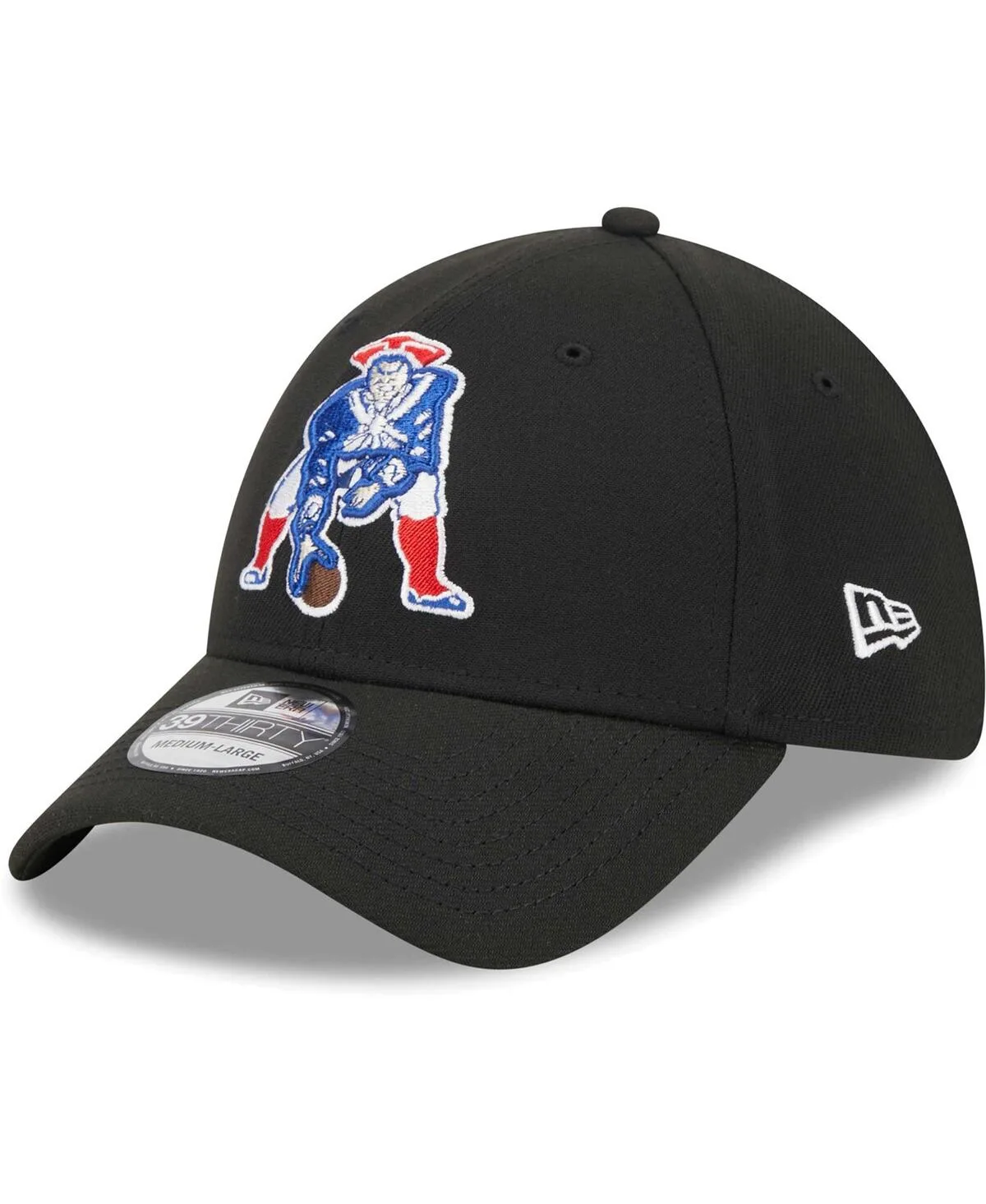 New England Patriots Throwback Main 39THIRTY Flex Hat by New Era