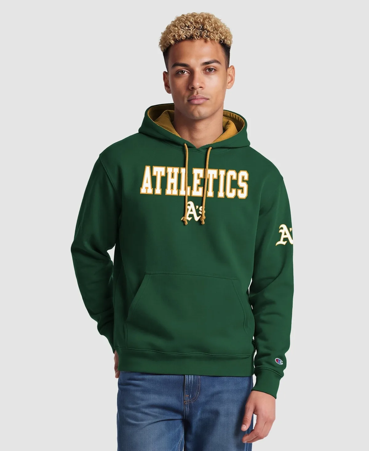 Graphic Classic-Fit Fleece Hoodie by Champion