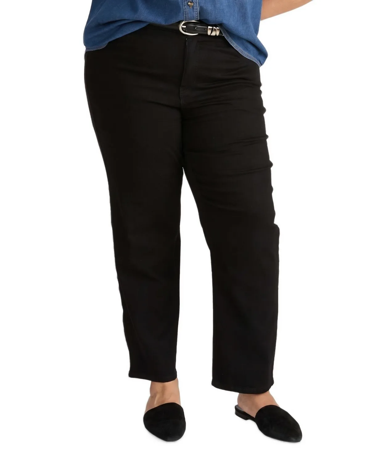 Seine High Rise Straight Leg Jean