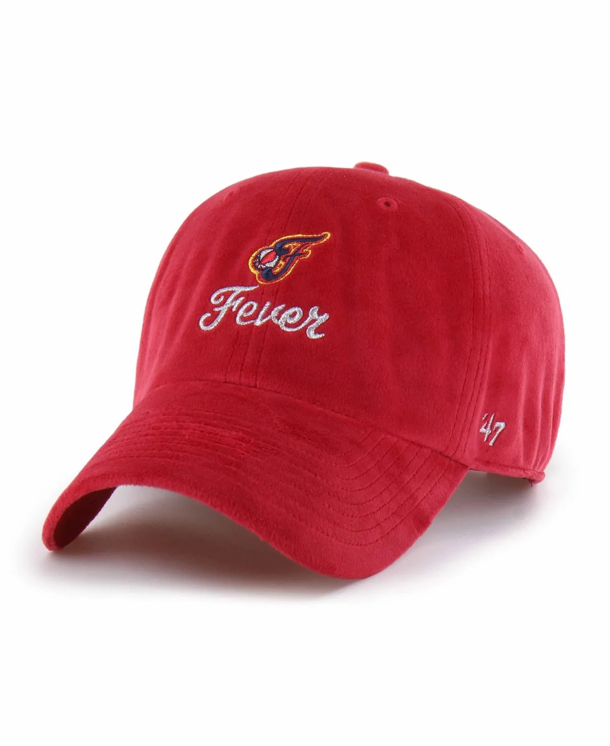 Indiana Fever Spirited Velour Clean Up Adjustable Hat by 47 Brand