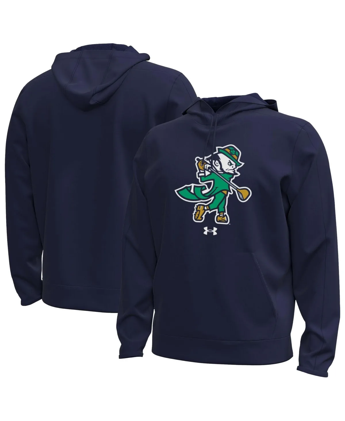 Notre Dame Fighting Irish Golf Leprechaun Fleece Hoodie by Under Armour