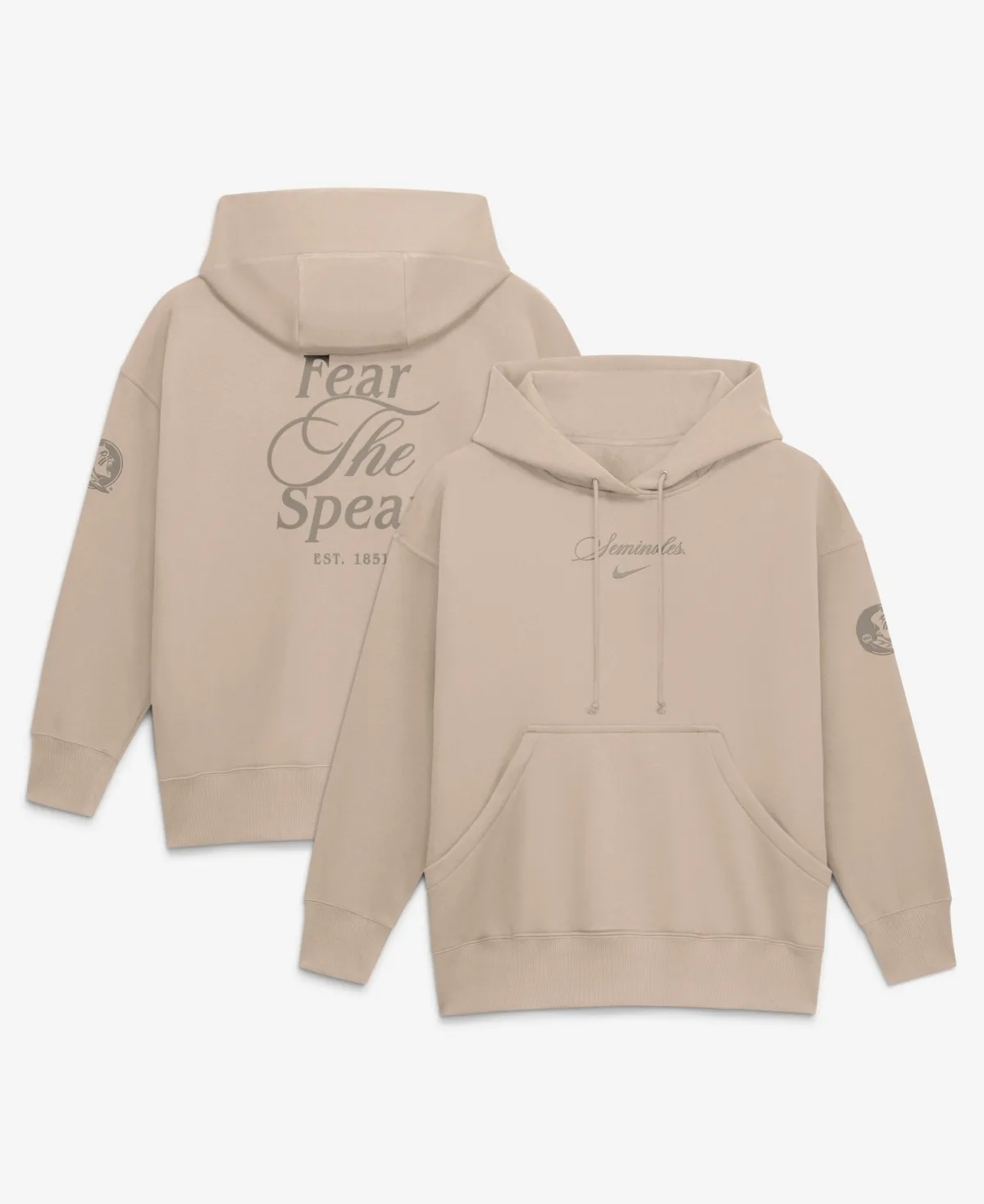Florida State Seminoles Phoenix Oversized Long-Sleeve Hoodie by Nike