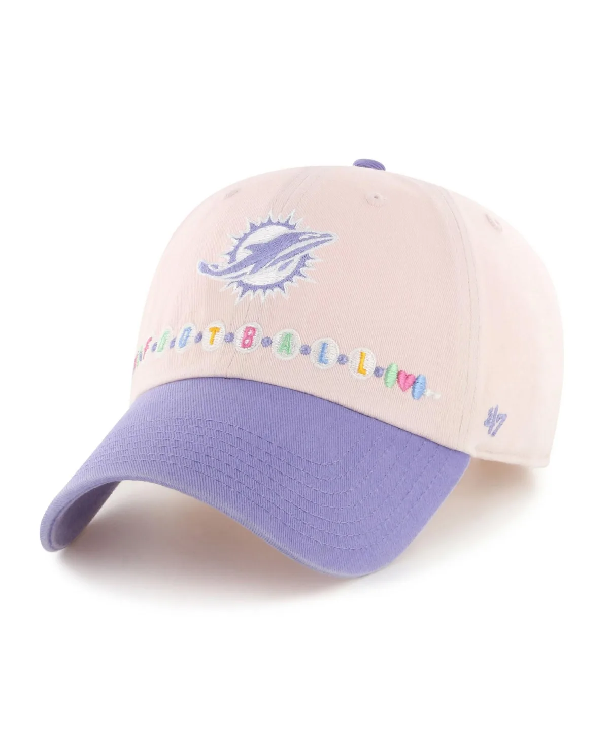 Miami Dolphins Friendship Clean Up Adjustable Hat by 47 Brand