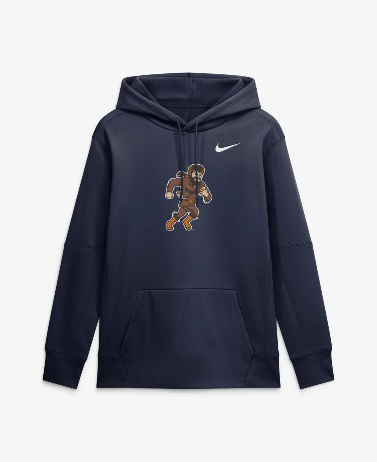 West Virginia Mountaineers Rushing Mascot Therma-Fit Hoodie by Nike