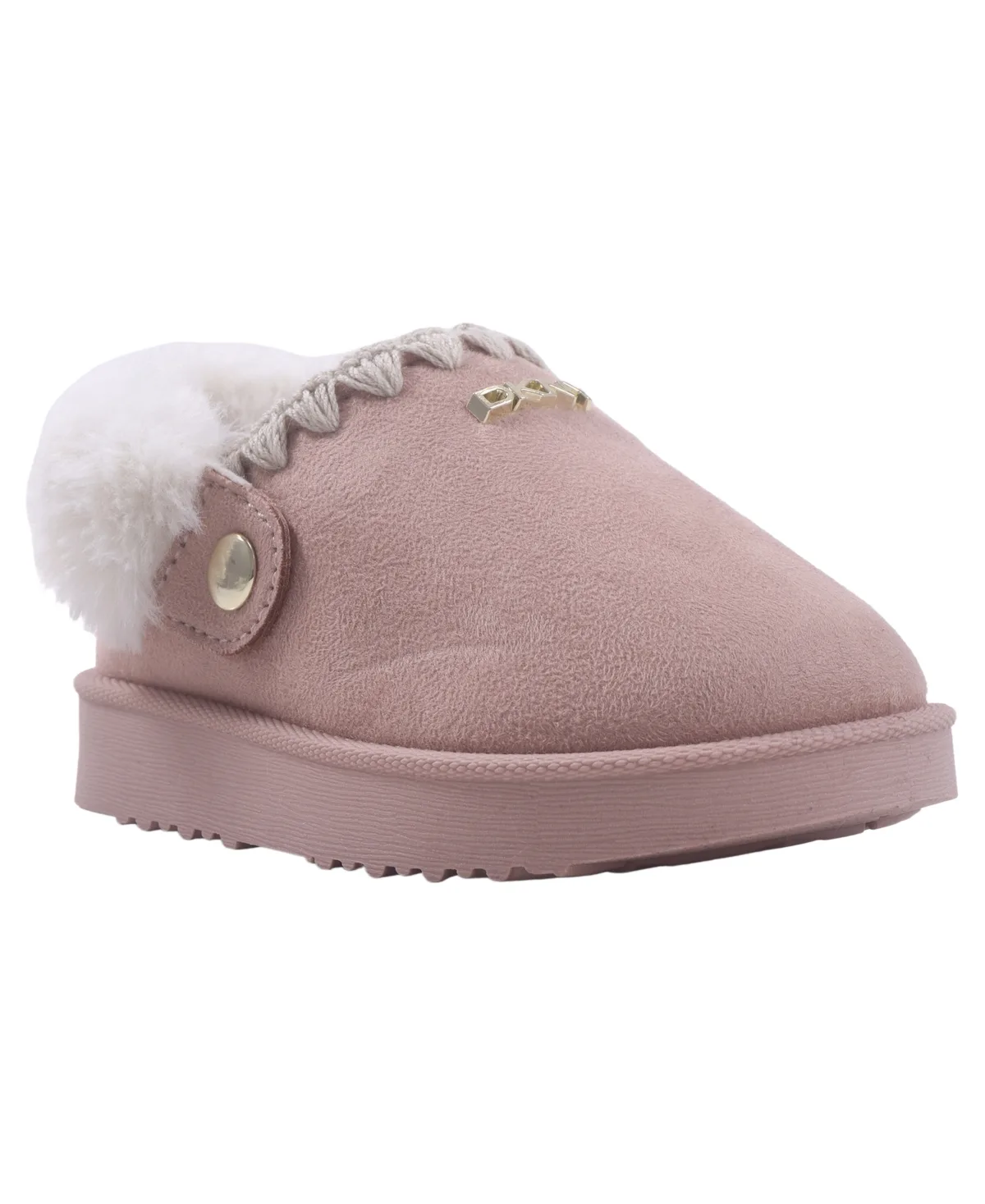 Nevi Furstiches Faux-Fur Collar Flats by DKNY