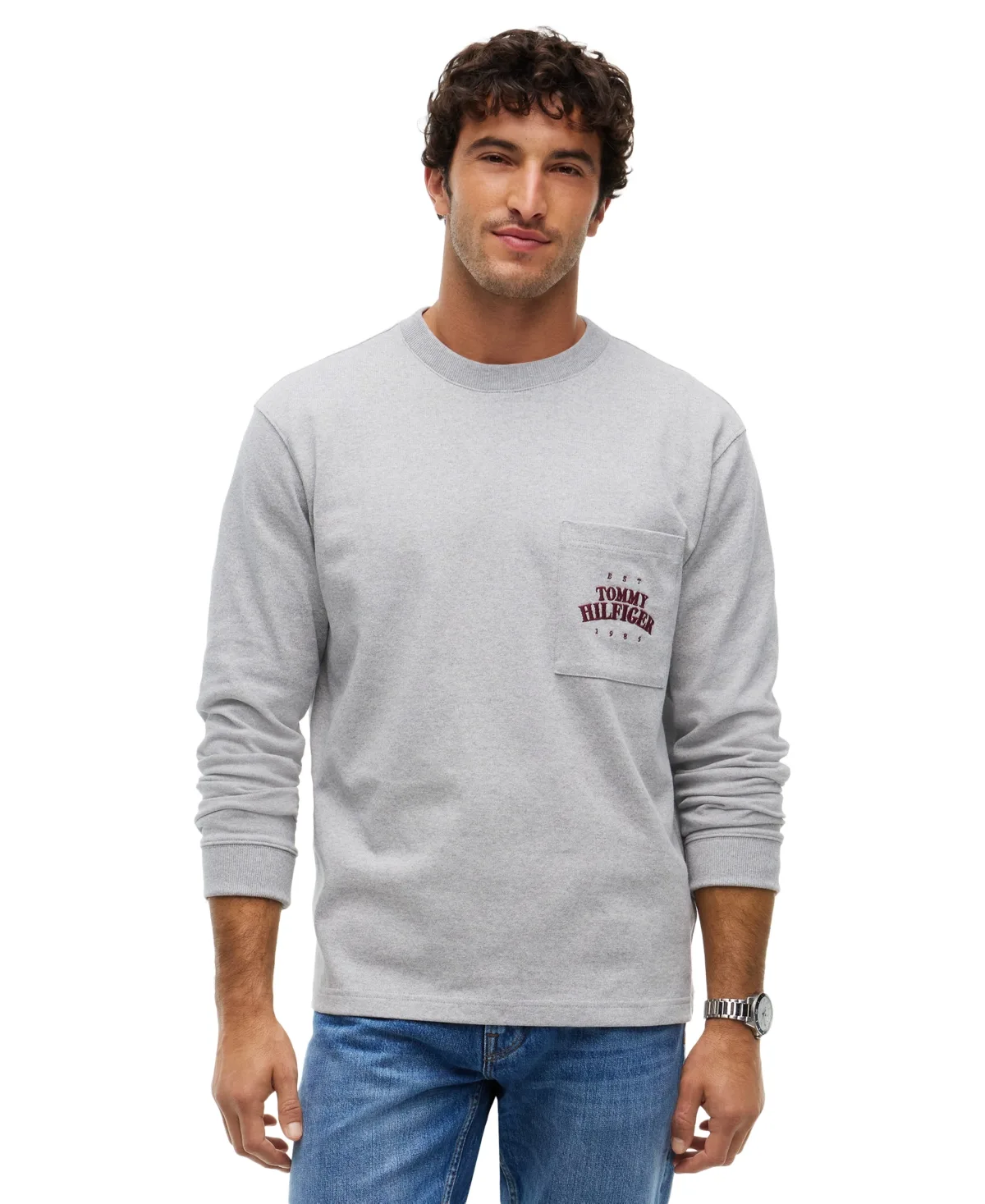 Graphic Varsity Pocket Long-Sleeve T-Shirt by Tommy Hilfiger