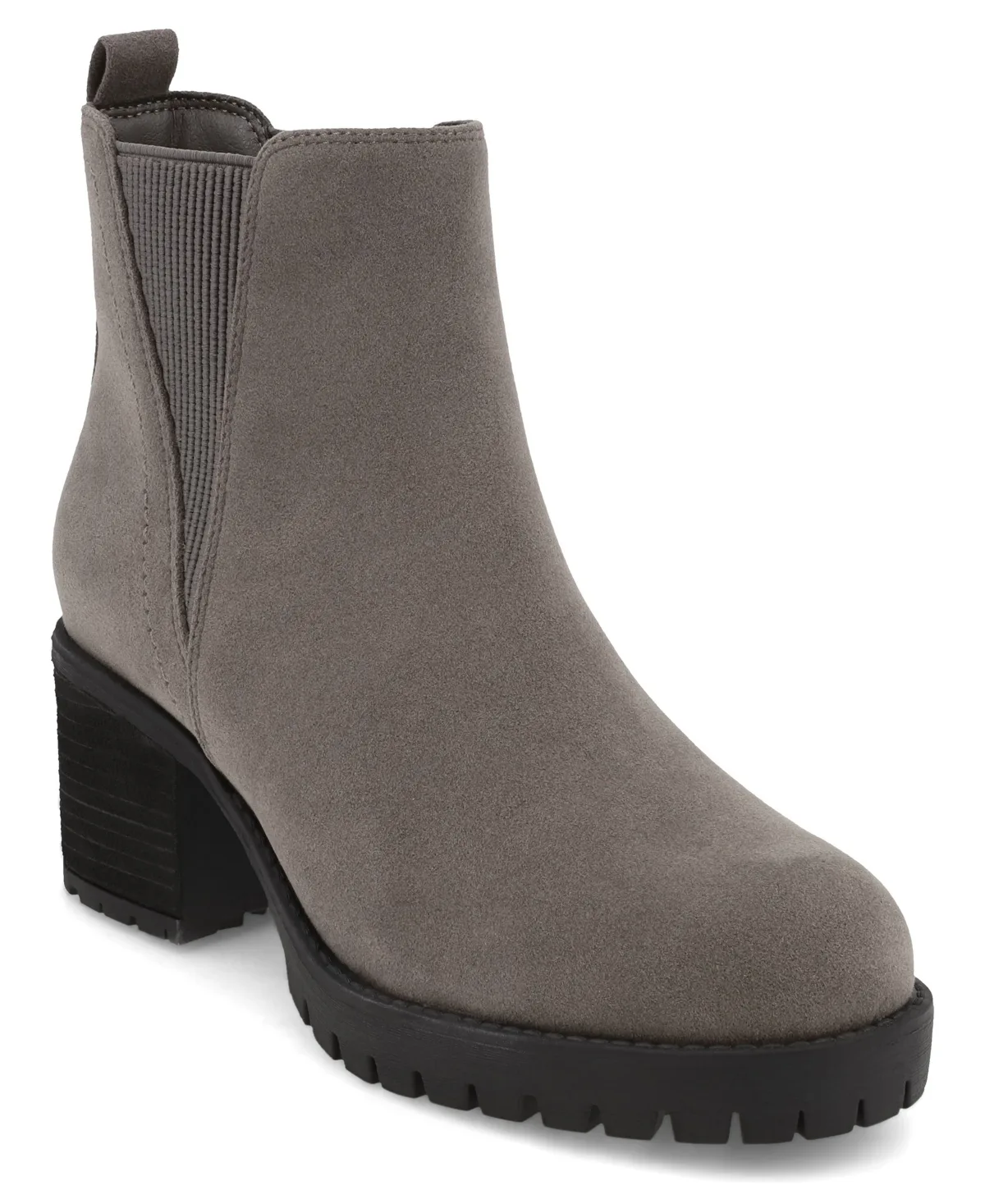 Jody Lug Sole Wide-Width Chelsea Booties by Mia