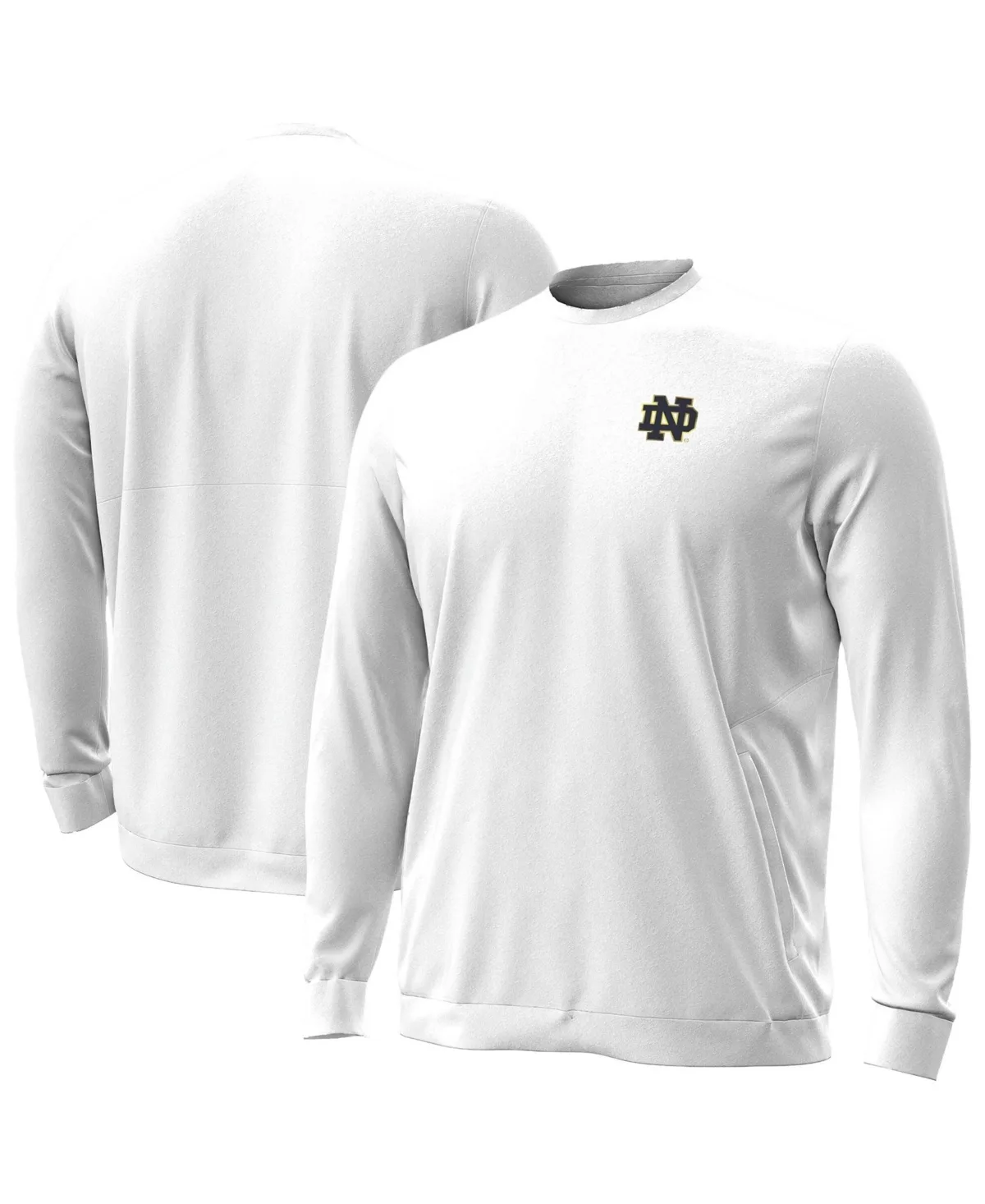 Notre Dame Fighting Irish 2026 Sideline Meridian Cold Weather Crewneck Sweatshirt by Under Armour