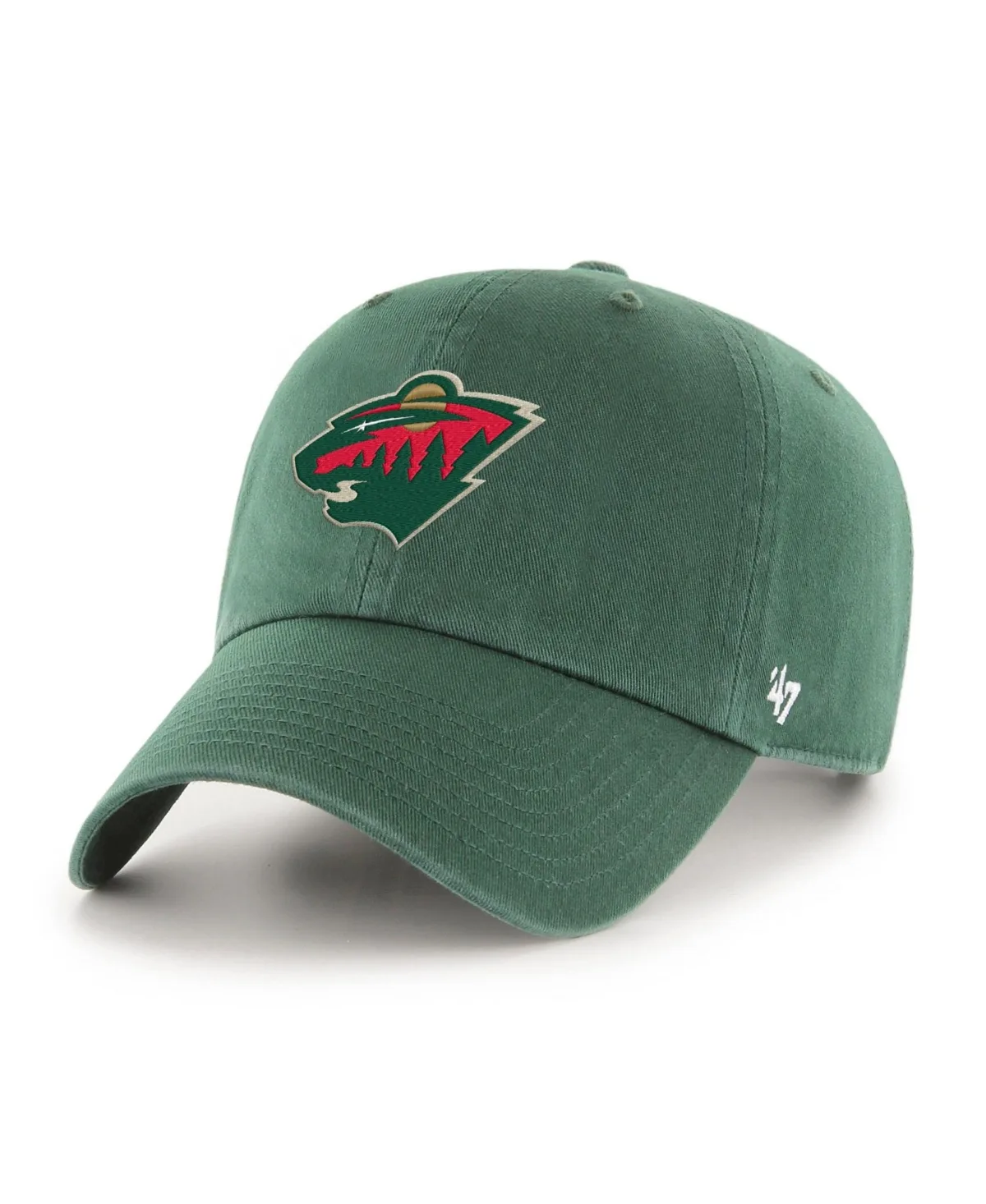 Minnesota Wild Clean Up Adjustable Hat by 47 Brand