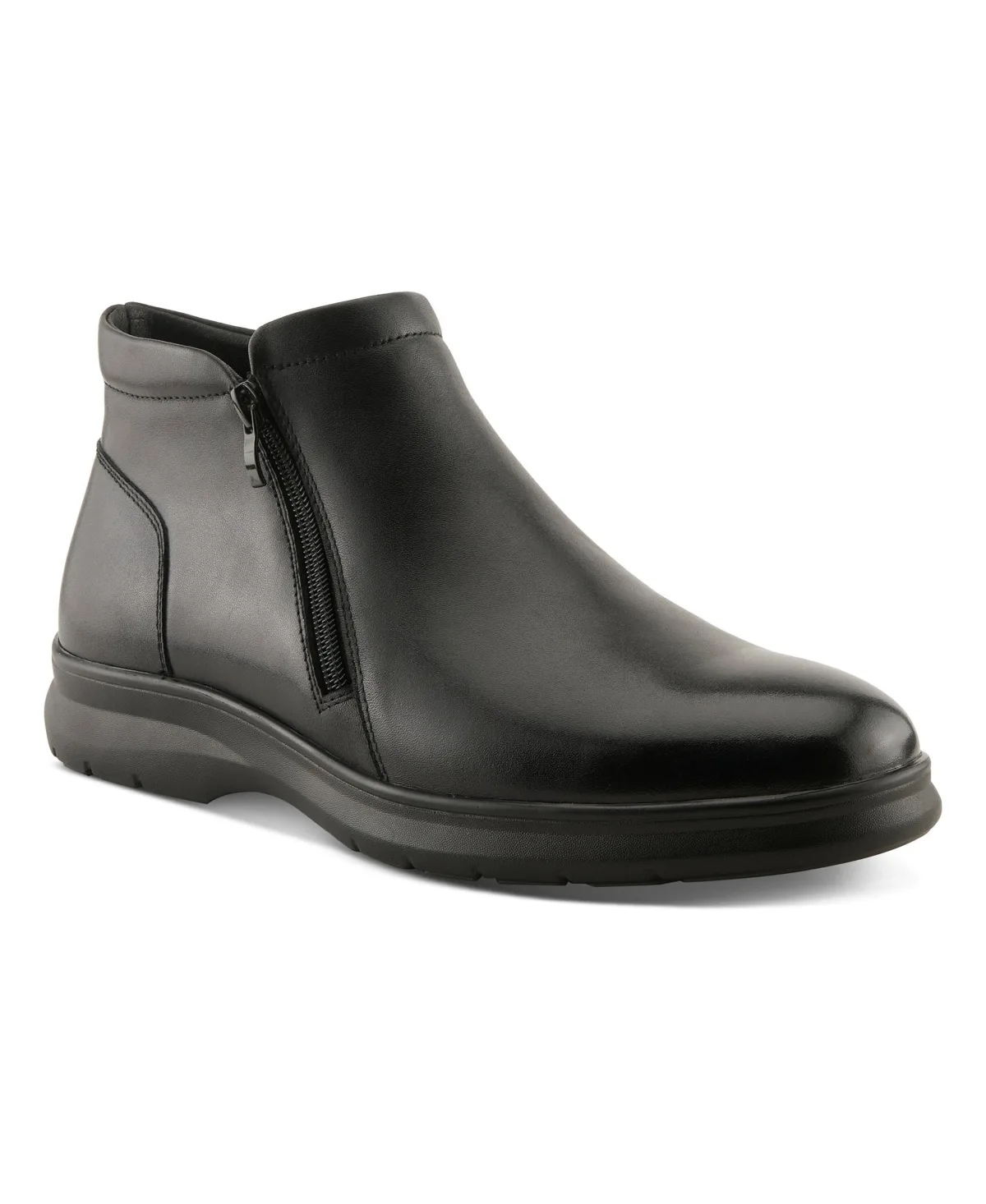 Aretino Leather Ankle Boots with Cushioned Comfort by Spring Step