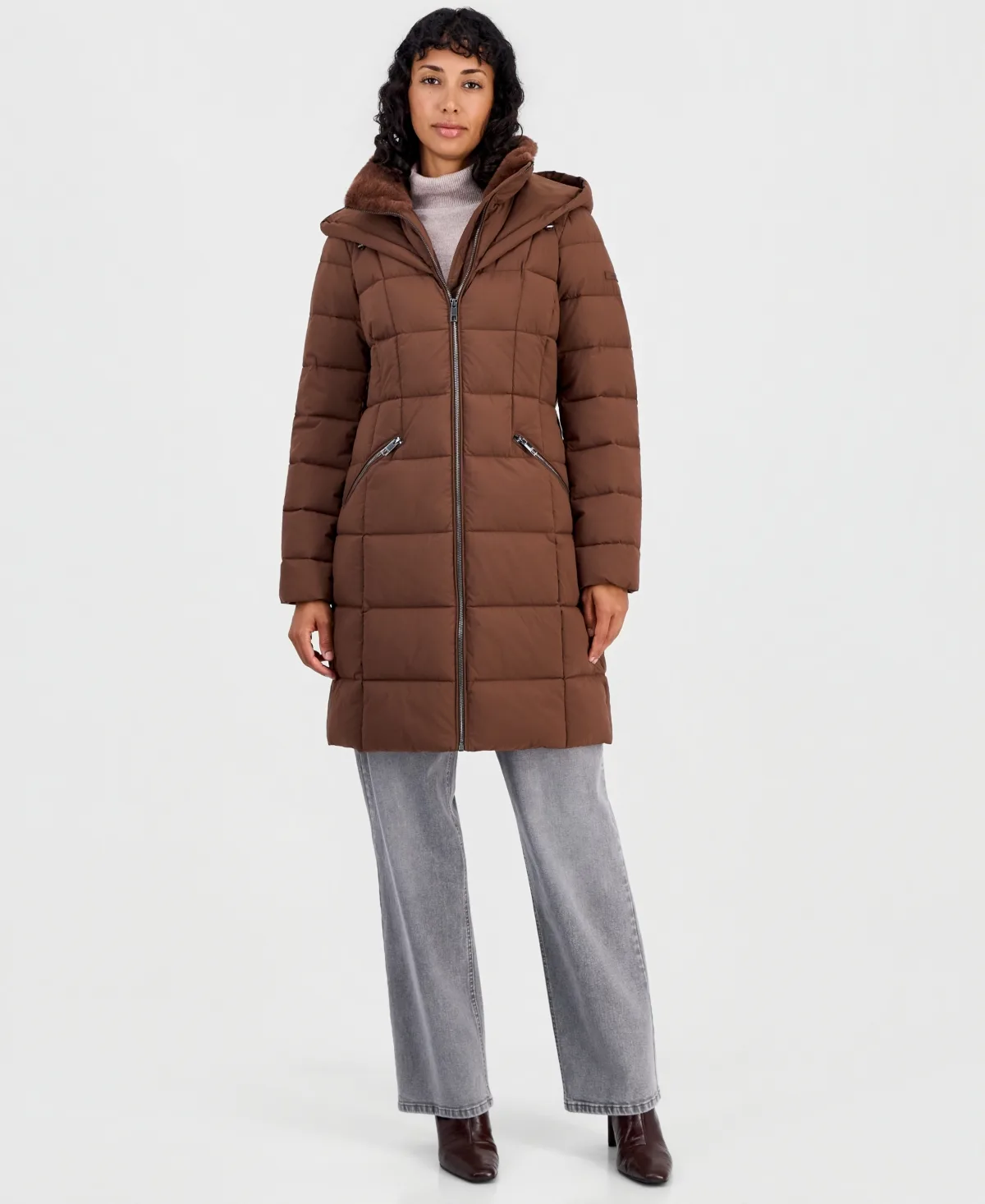 Hooded Puffer Coat