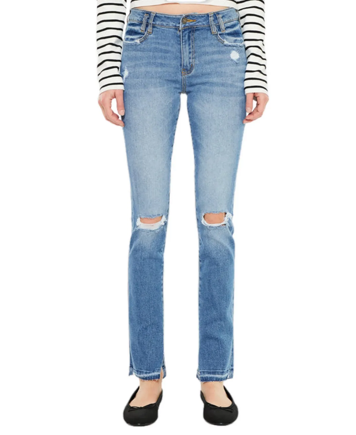 Birdy Mid-Rise Skinny Jeans by Kancan