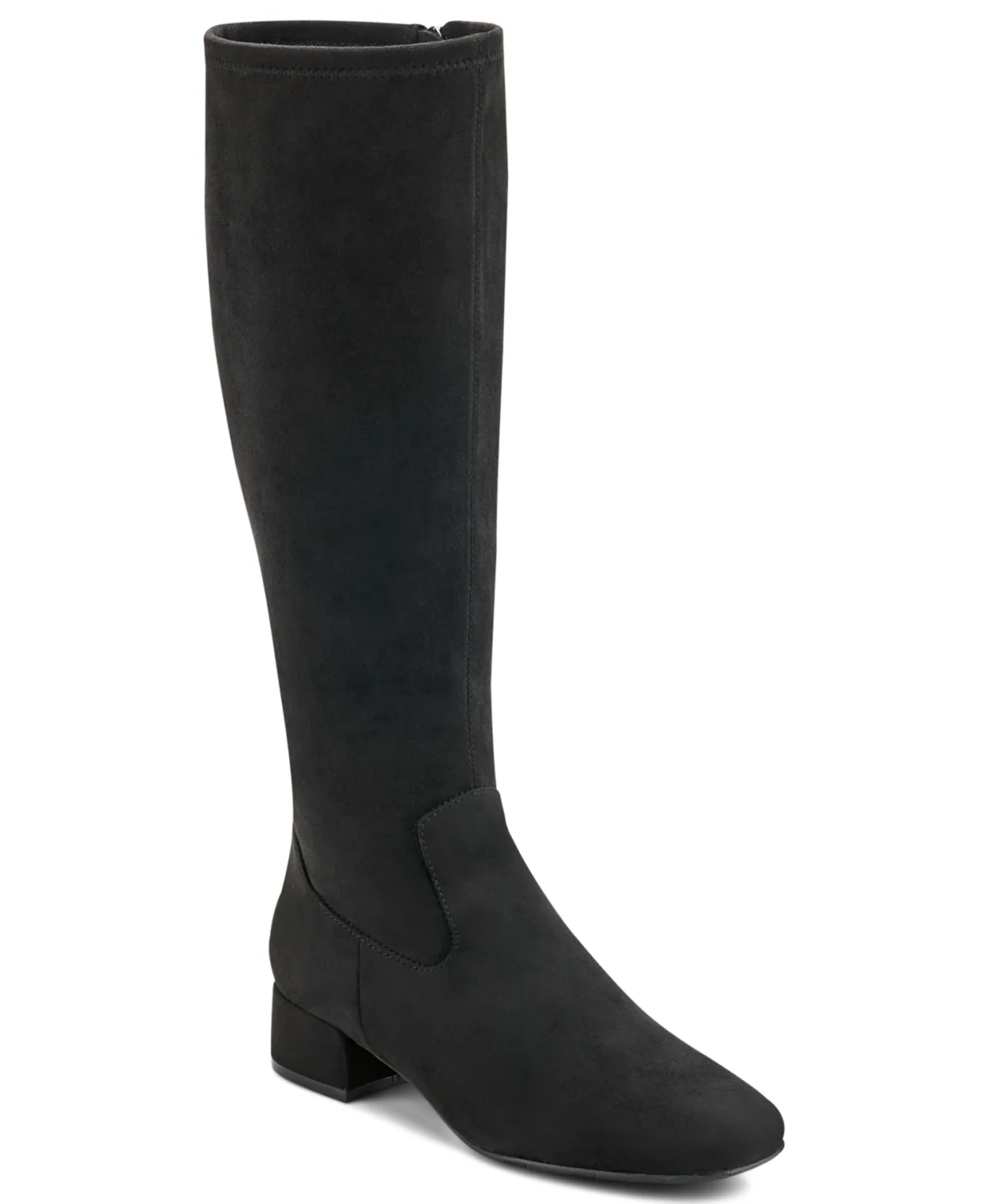 Danilyn Extra Wide-Calf Block Heel Square Toe Dress Boots by Easy Spirit