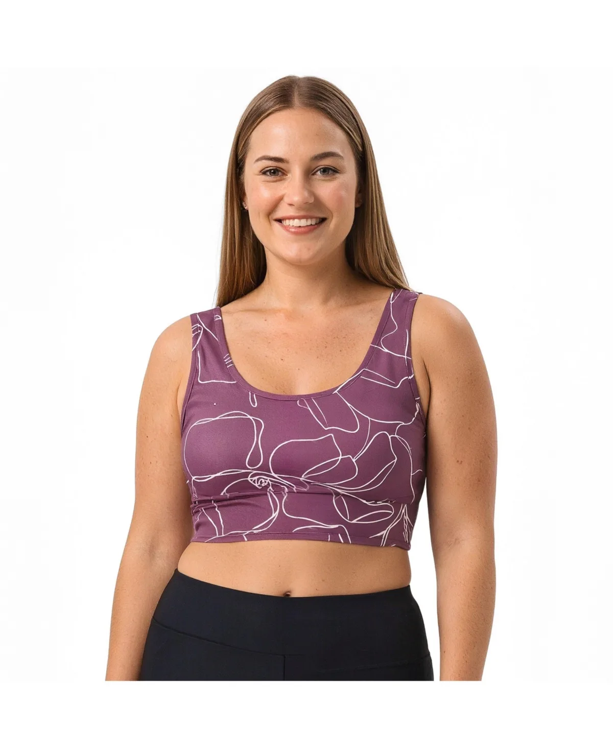 Longline Swim Bra by Calypsa