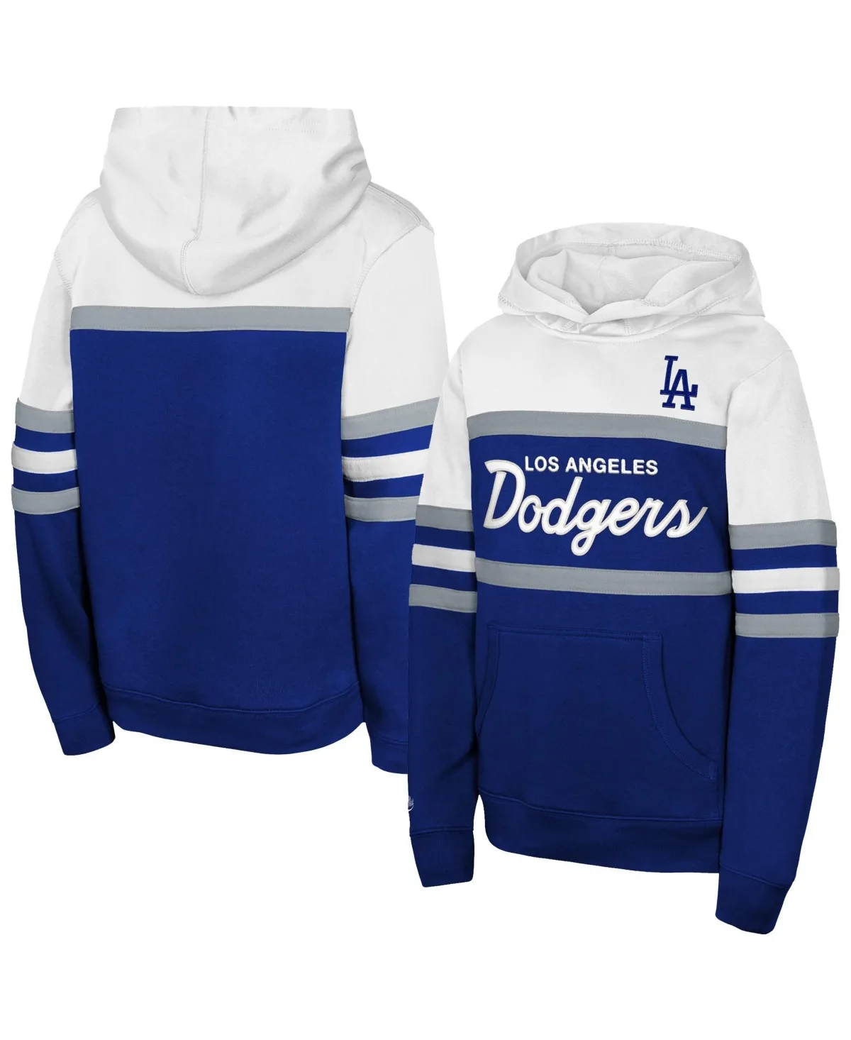Head Coach Embroidered Kangaroo-Pocket Pullover Hoodie by Mitchell & Ness