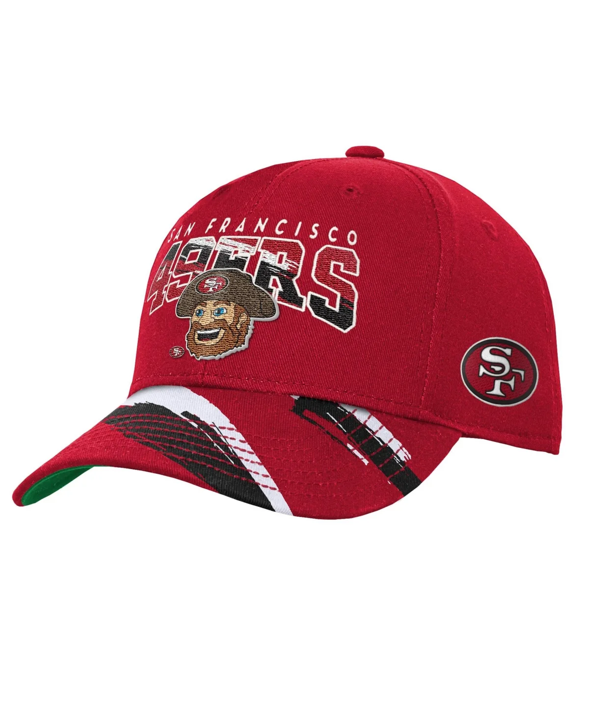 San Francisco 49ers Big Head Pro Crown Snapback Hat by Mitchell & Ness