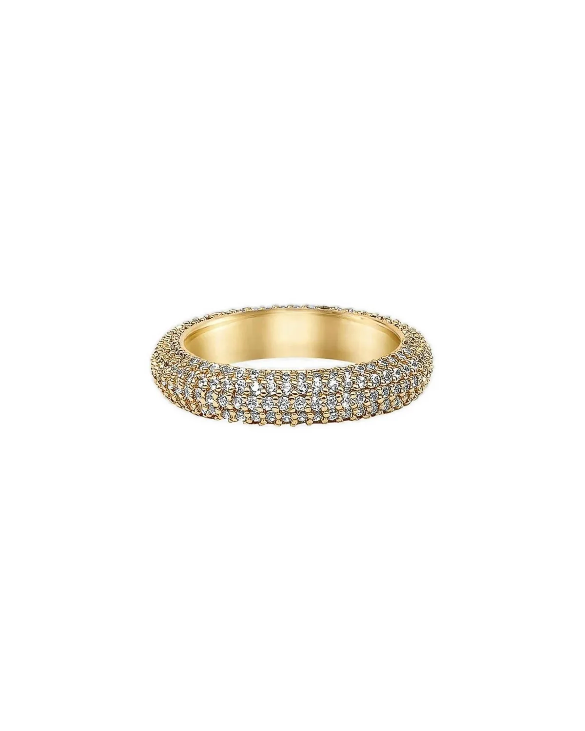 Josh & Chloe Crystal Round Polished Lyn Ring by Chloé