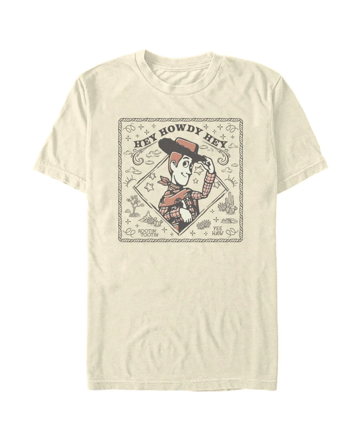 Disney Pixar Toy Story Woody Wild West Wanted Poster Graphic T-Shirt by Fifth Sun