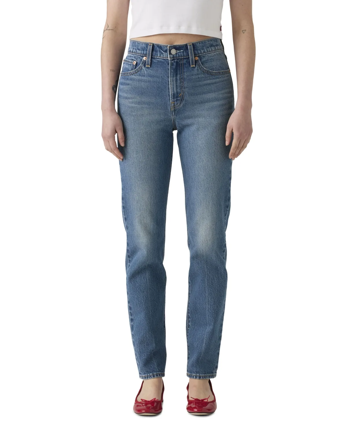 Wedgie Slim High-Rise Stretch Jeans by Levi's