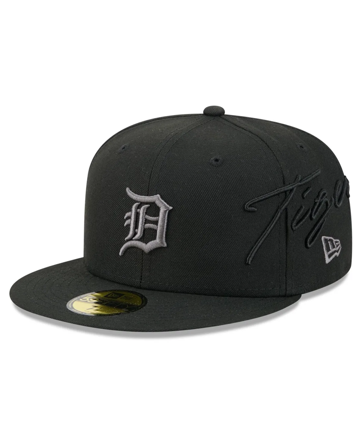 Detroit Tigers Side Script 59FIFTY Fitted Hat by New Era