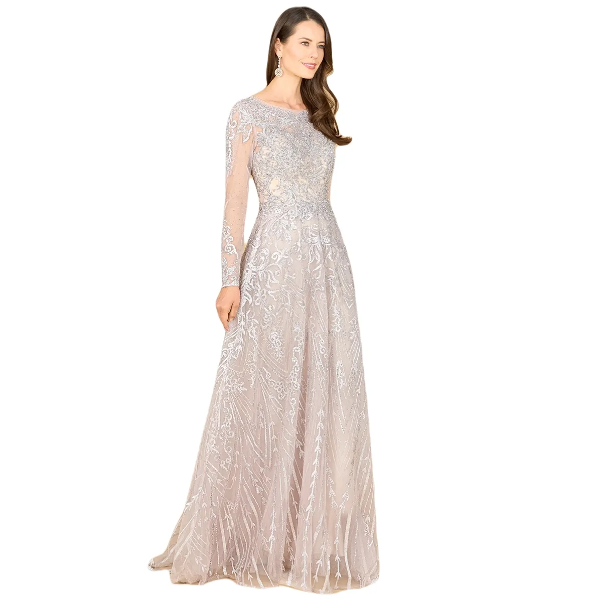 Long Sleeve Gown by Lara